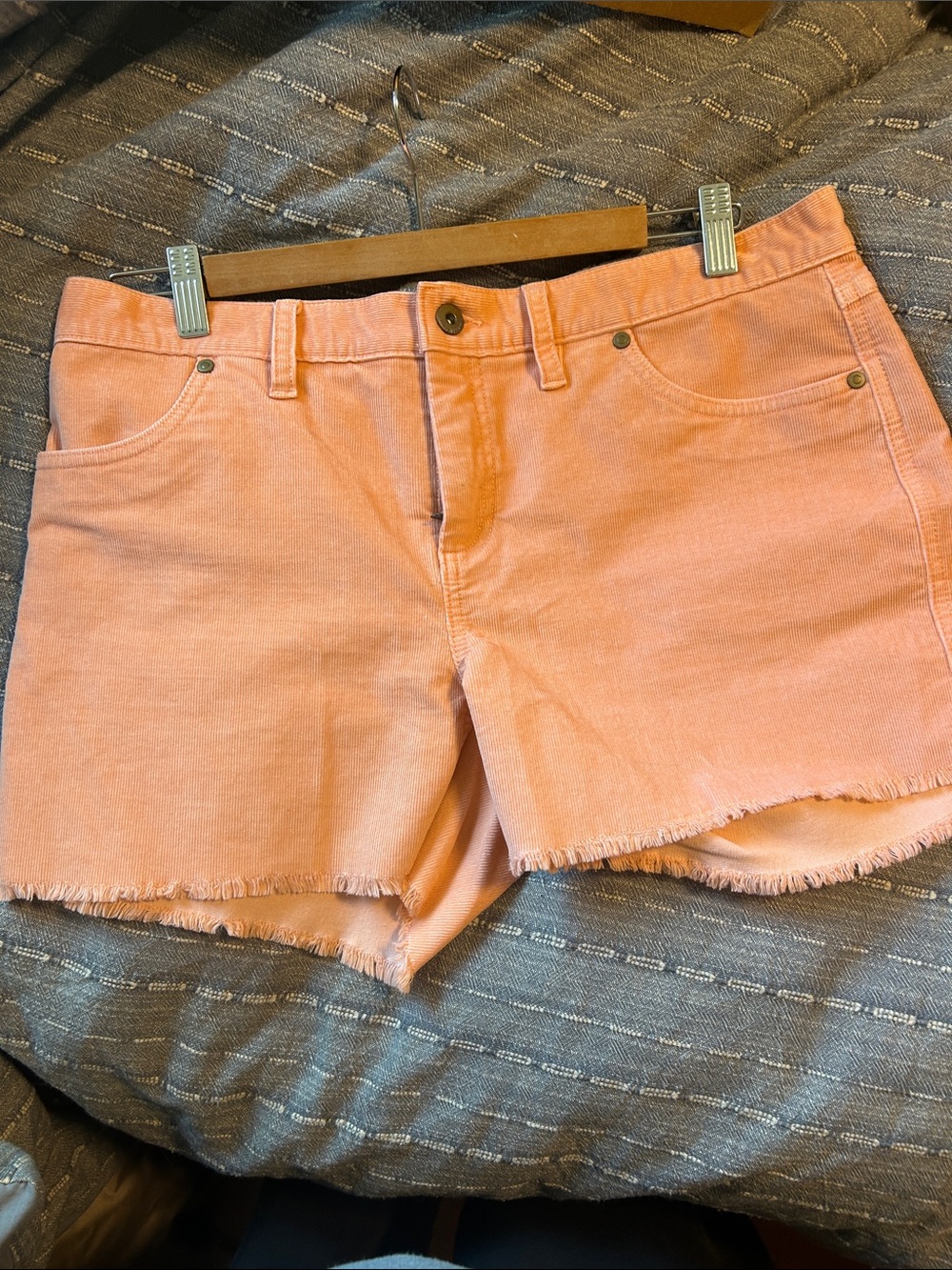 VGUC Carve Designs Oahu corduroy Short 4“ Coral Size 10